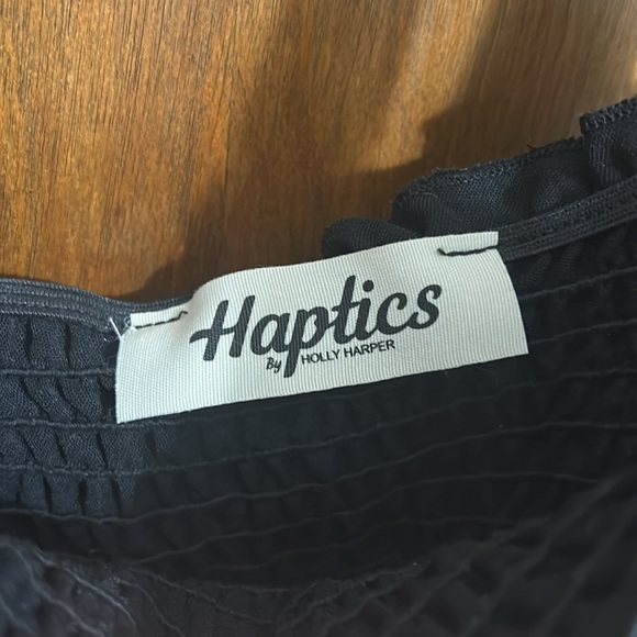 Haptics Chic Floral Women's Dress - Black and Multicolor - Picture 2 of 4